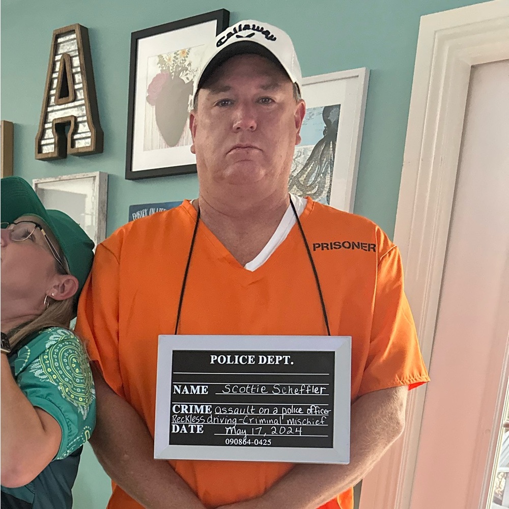 Scottie Scheffler Jail Costume Set